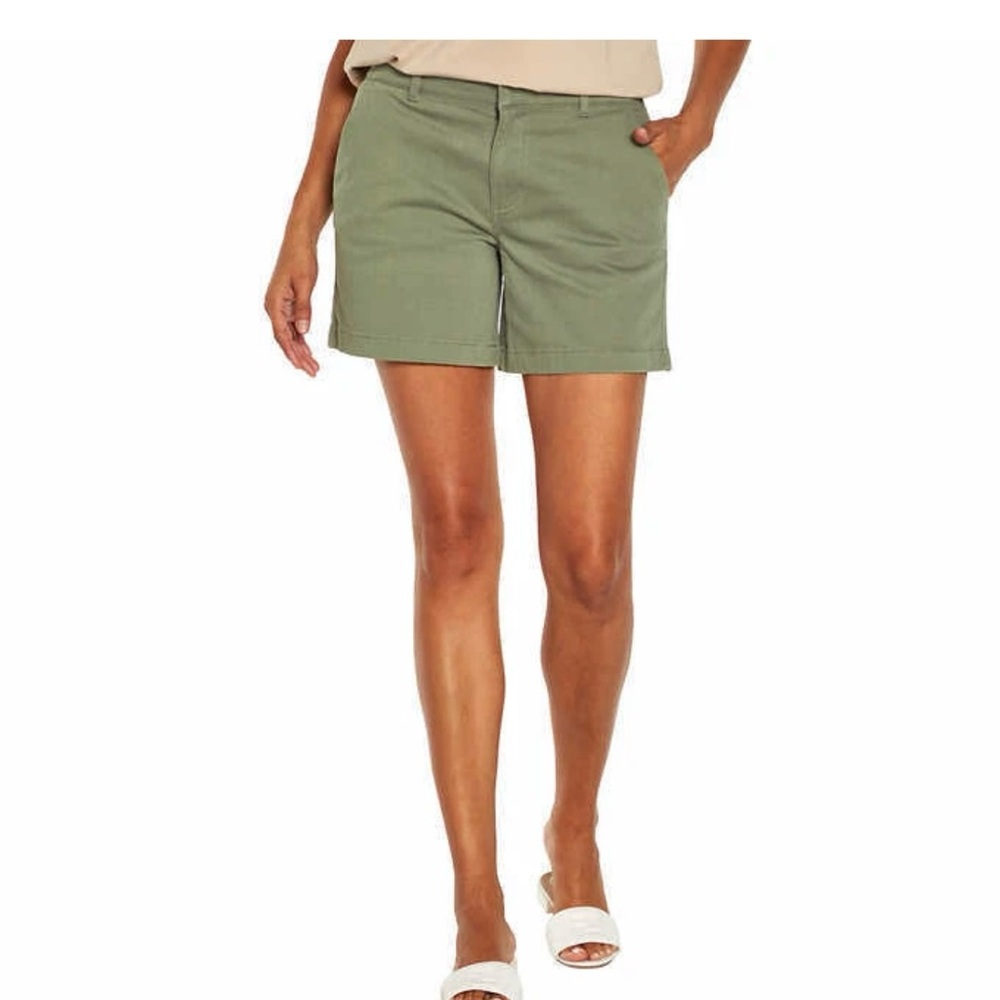 Banana Republic Women's Shorts - Olive Green